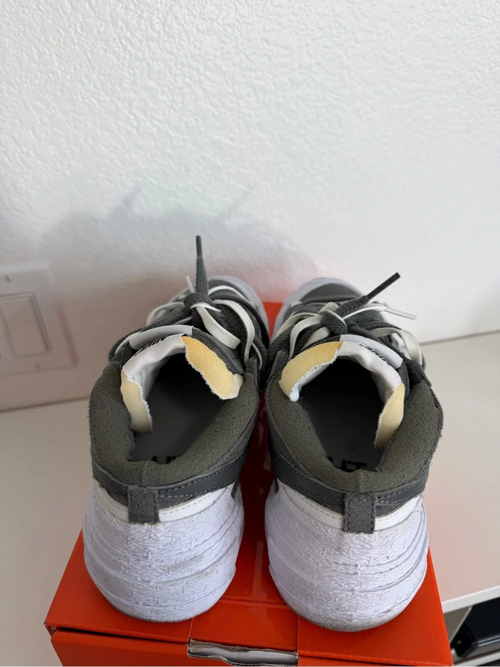 Nike Blazer Low x Sacai iron gray Sneakers